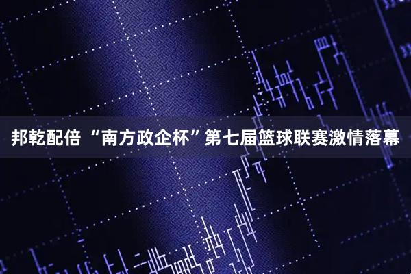 邦乾配倍 “南方政企杯”第七届篮球联赛激情落幕